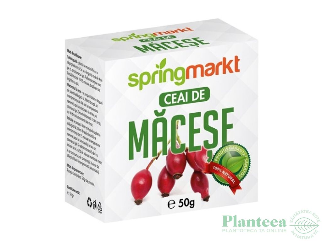 Ceai macese fructe intregi 50g - SPRINGMARKT