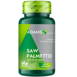 Saw palmetto 500mg 1x60cps - ADAMS SUPPLEMENTS