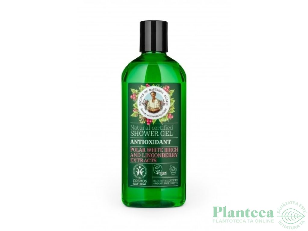 Gel dus antioxidant mesteacan merisor 260ml - GREEN AGAFIA