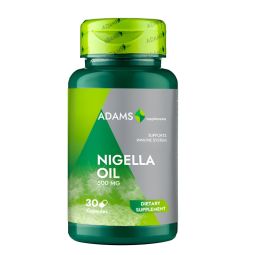 Chimen negru ulei [Nigella oil] 500mg 30cps - ADAMS SUPPLEMENTS