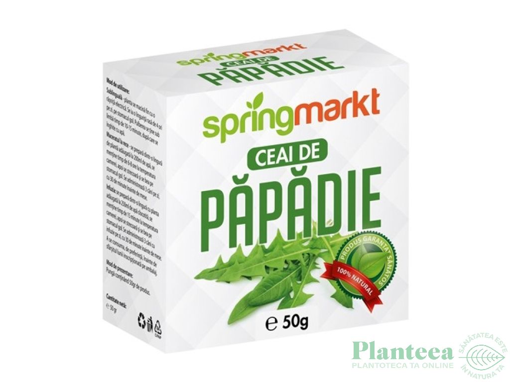 Ceai papadie frunze 50g - SPRINGMARKT