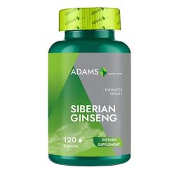 Ginseng siberian 1000mg 120cps - ADAMS SUPPLEMENTS