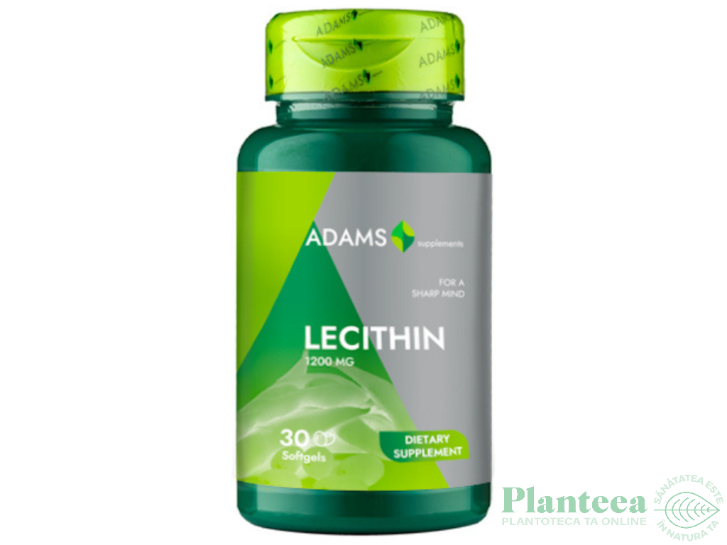 Lecitina 1200mg 1x30cps - ADAMS SUPPLEMENTS