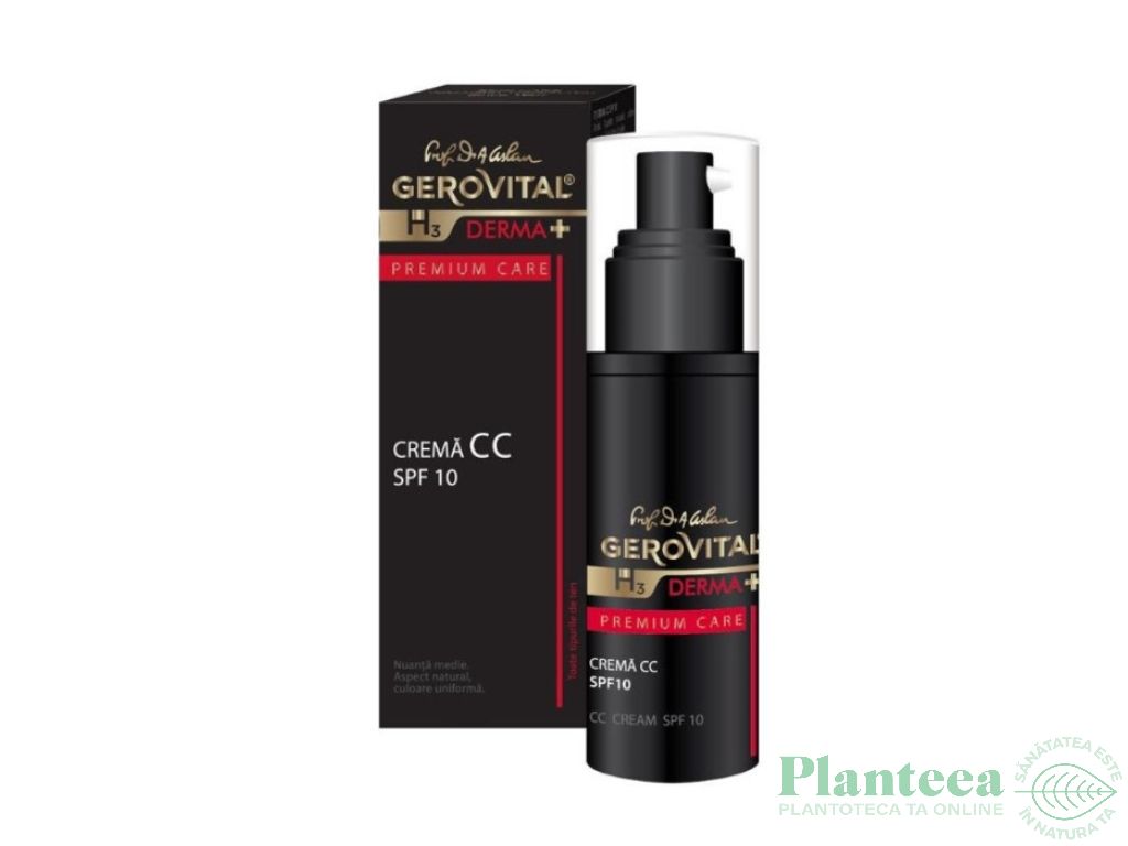 Crema cc Spf10 30ml - GEROVITAL H3 DERMA PREMIUM CARE+