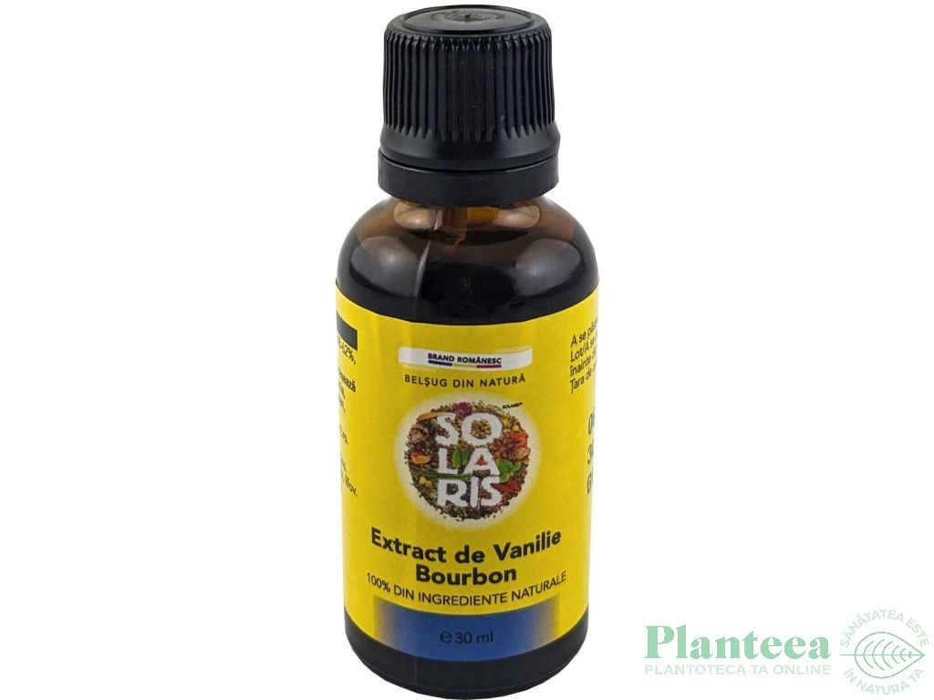 Extract vanilie Bourbon 30ml - SOLARIS