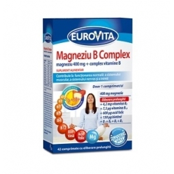 Magneziu B complex 42cp - EUROVITA