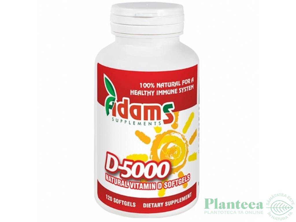 Vitamina D 5000ui 120cp - ADAMS