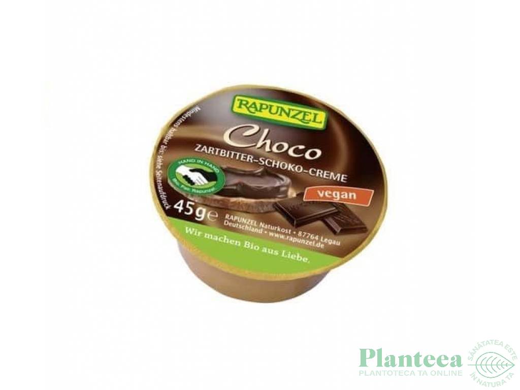 Crema desert ciocolata amaruie eco 45g - RAPUNZEL