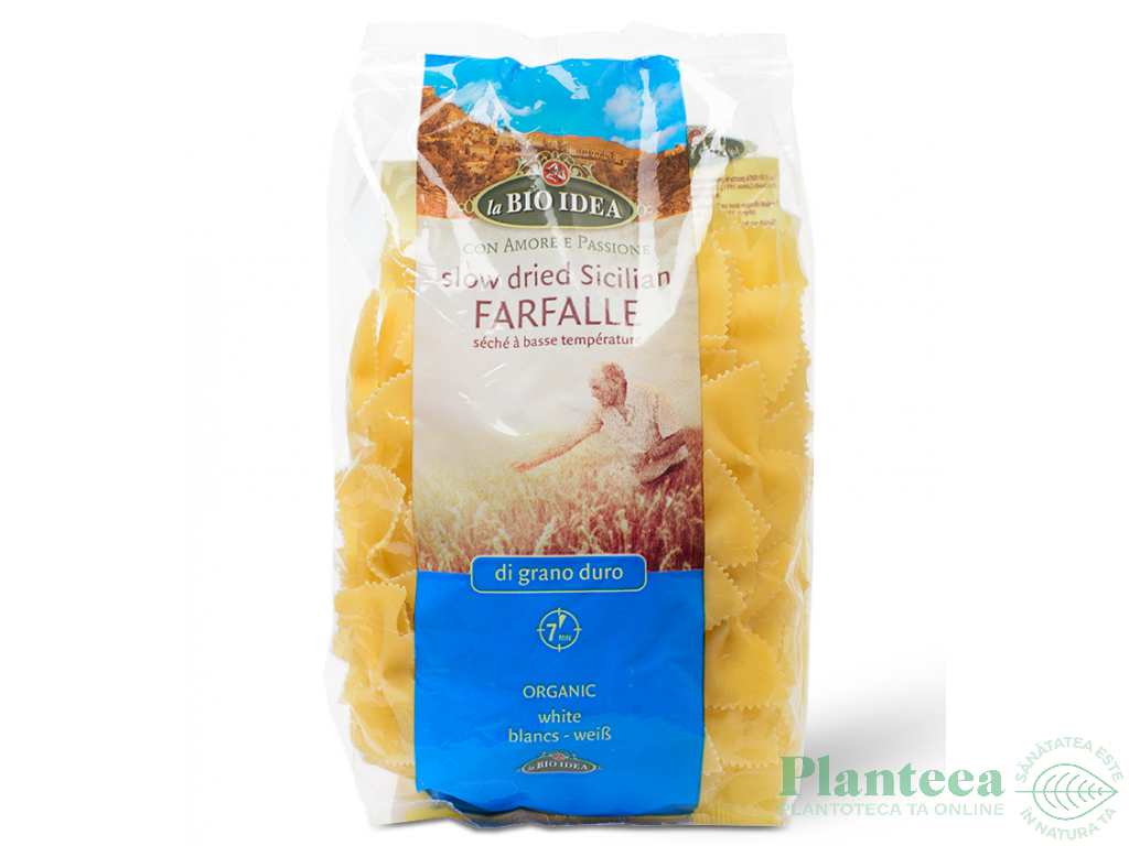 Paste farfalle grau semola 250g - LA BIO IDEA