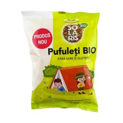 Pufuleti porumb fara sare fara gluten bio 50g - SOLARIS