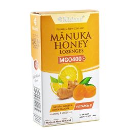 Dropsuri manuka mgo400 ghimbir lamaie vitamina C 69g 15cp - MIELAND