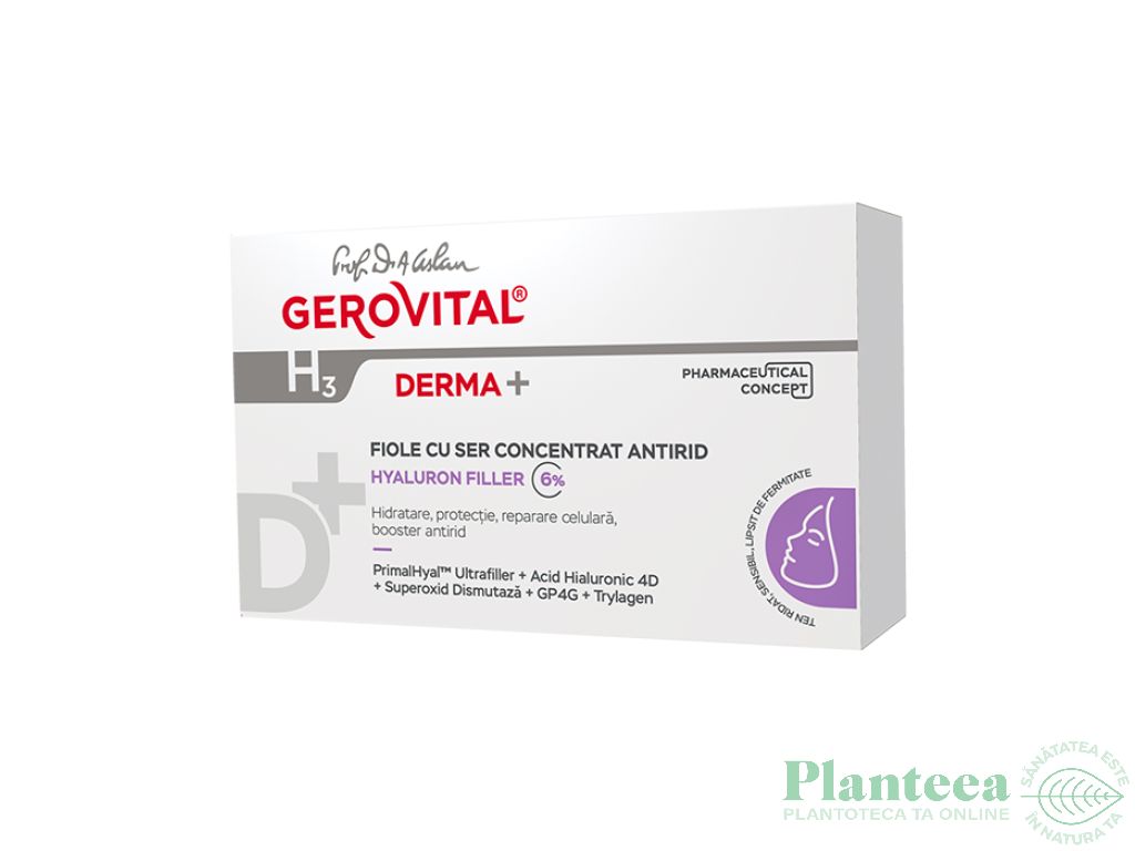 Fiole antirid ser concentrat 10x2ml - GEROVITAL H3 DERMA+