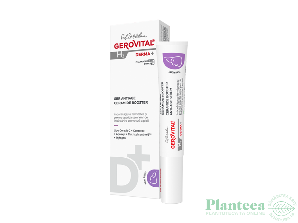 Ser tratament antiage ceramide booster 15ml - GEROVITAL H3 DERMA+