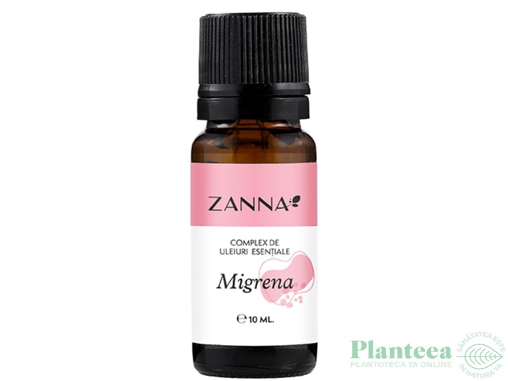 Complex uleiuri esentiale Migrena 10ml - ZANNA