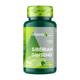 Ginseng siberian 1000mg 30cps - ADAMS SUPPLEMENTS