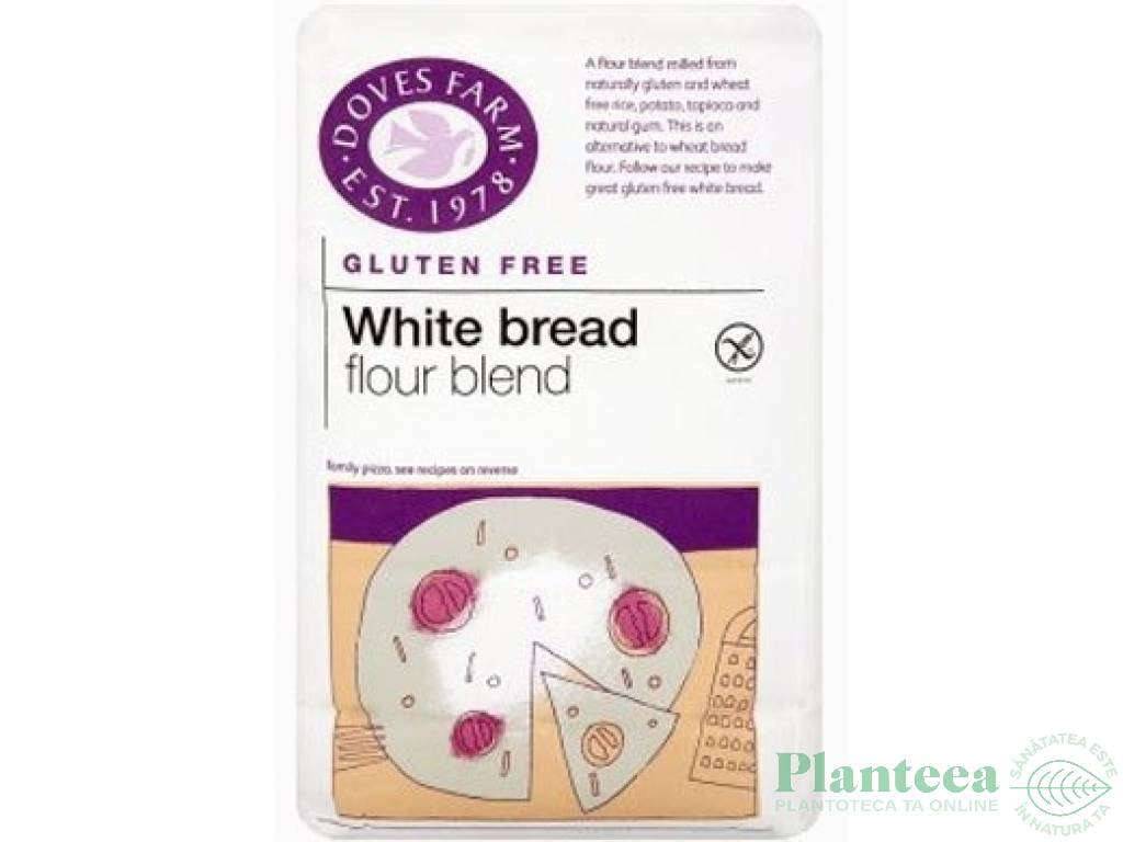 Premix paine alba fara gluten 1kg - DOVES FARM