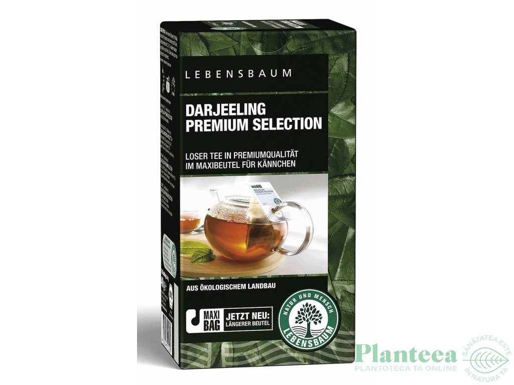 Ceai negru darjeeling premium eco 12dz - LEBENSBAUM