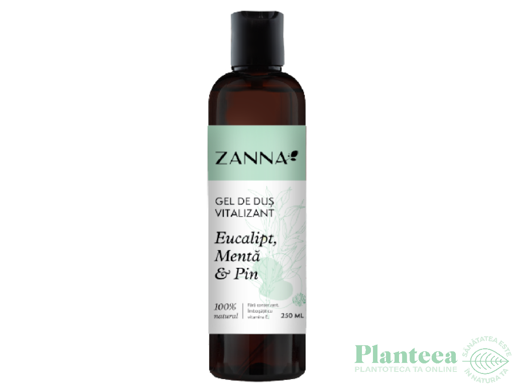 Gel dus vitalizant eucalipt pin 250ml - ZANNA