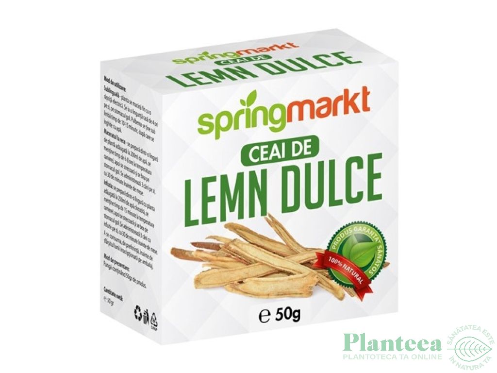 Ceai lemn dulce radacina 50g - SPRINGMARKT