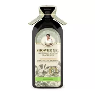 Gel dus hidratant sapun negru 37plante siberiene toate tipurile piele 350ml - IERBURILE BUNICII AGAFIA