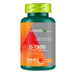 Vitamina D 1500 180cp - ADAMS SUPPLEMENTS