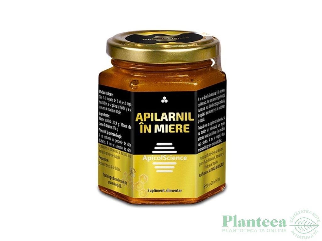 Miere apilarnil activat 225g - APICOL SCIENCE