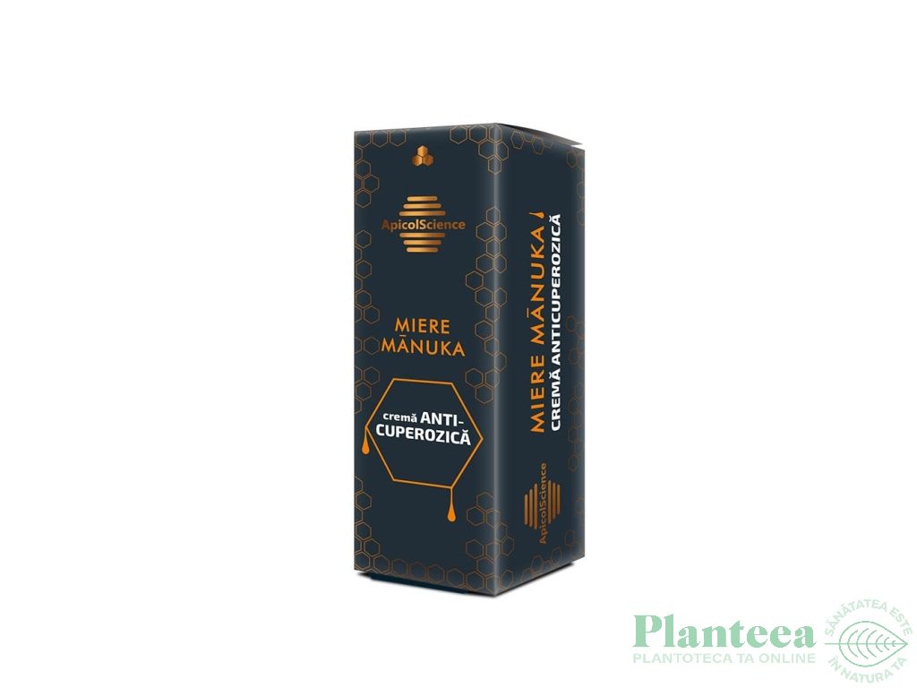 Crema anticuperozica miere manuka 50ml - APICOL SCIENCE