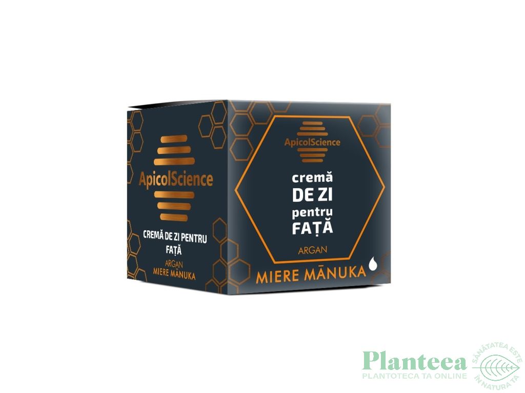 Crema zi fata miere manuka argan 50ml - APICOL SCIENCE