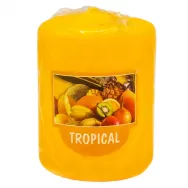 Lumanare parfumata stalp 22h tropical 160g - BOLSIUS