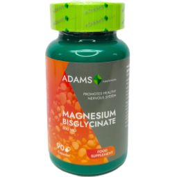 Magneziu bisglicinat 800mg 90cps - ADAMS SUPPLEMENTS