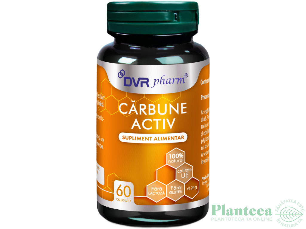 Carbune activ 300mg 60cps - DVR PHARM