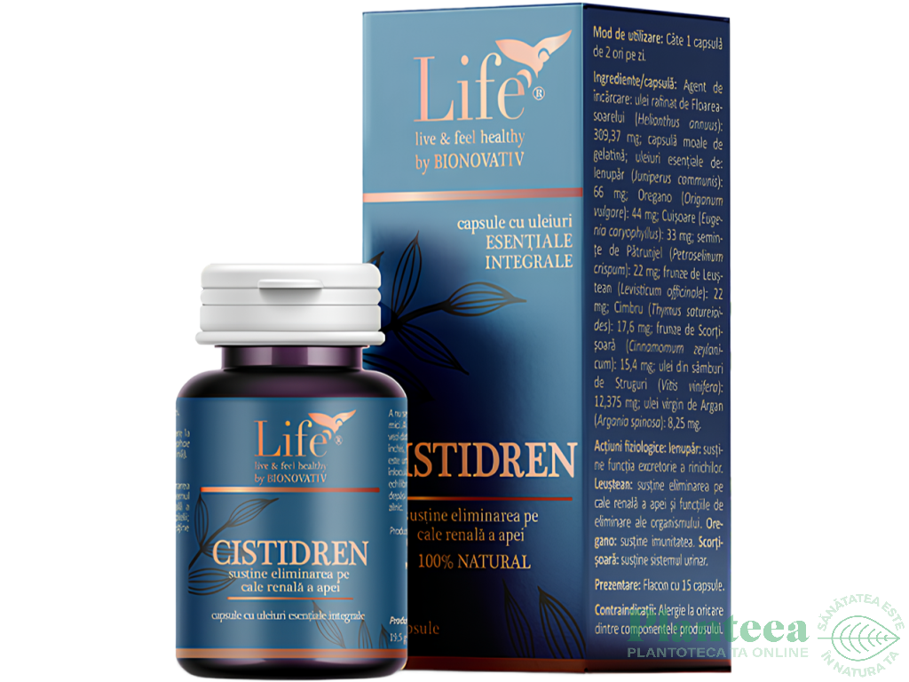 Capsule uleiuri esentiale integrale CistiDren 15cps - LIFE