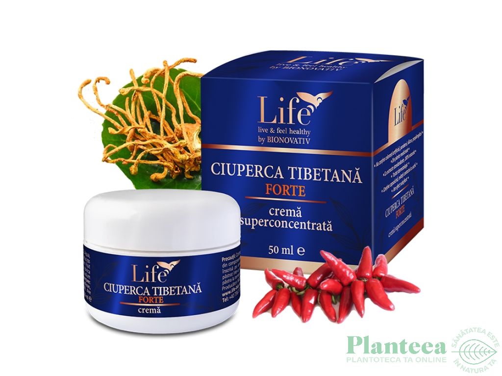 Crema ciuperca tibetana forte 50ml - LIFE