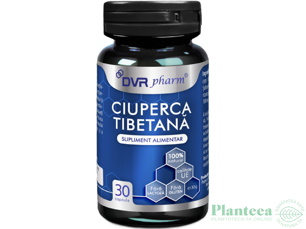 Ciuperca tibetana 1x30cps - DVR PHARM