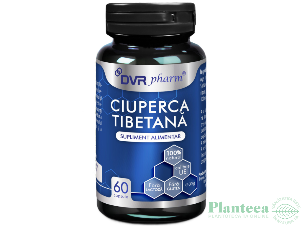 Ciuperca tibetana 60cps - DVR PHARM