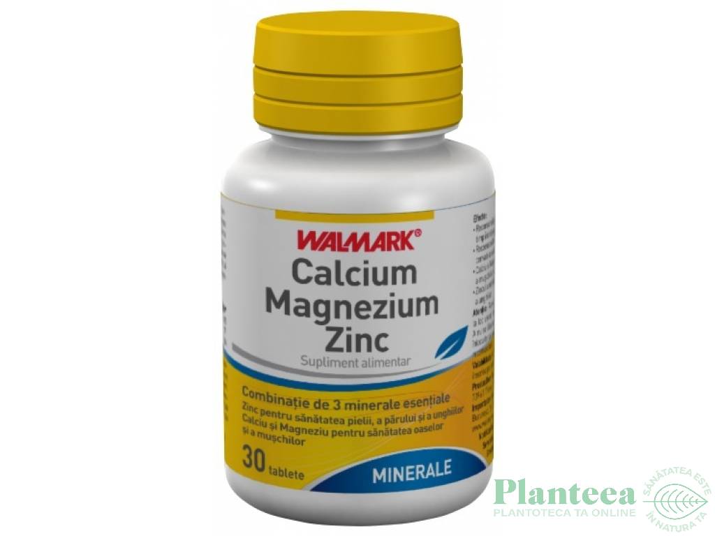 Calciu Mg Zn 30cp - WALMARK