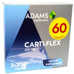 Pachet CartiFlex [Cartilaj rechin] 740mg 2x30cps - ADAMS SUPPLEMENTS