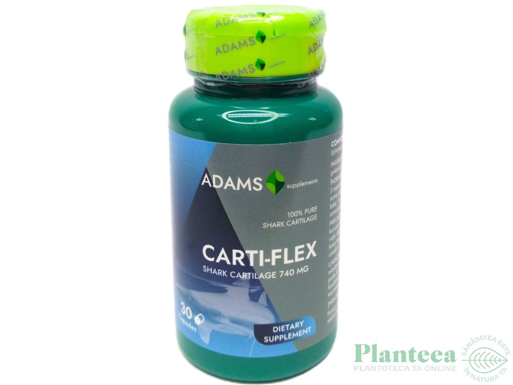 CartiFlex [Cartilaj rechin] 740mg 30cps - ADAMS SUPPLEMENTS