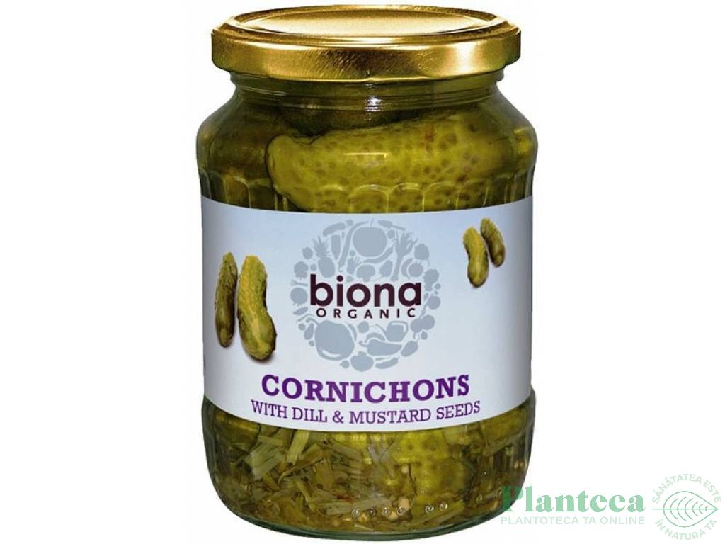 Castraveti cornison in otet 330g - BIONA