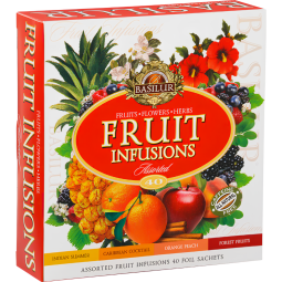 Ceai Fruit Infusions asortat 4sort 40dz - BASILUR