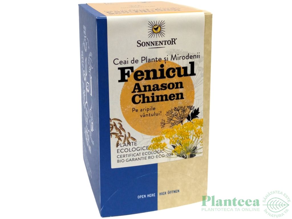 Ceai fenicul anason chimen eco 18dz - SONNENTOR