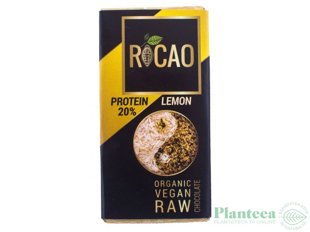 Ciocolata vegana proteica lamaie raw eco 27g - ROCAO