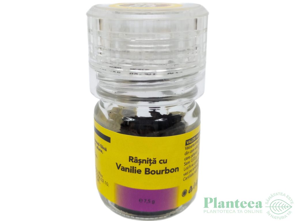 Condiment vanilie bourbon rasnita 7,5g - SOLARIS