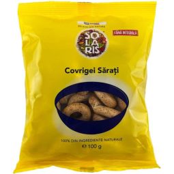 Covrigei integrali sarati simpli 100g - SOLARIS