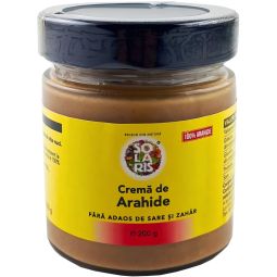 Crema arahide natur 200g - SOLARIS