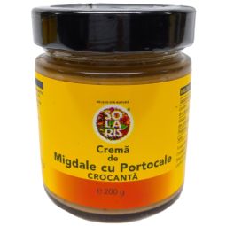 Crema tartinabila crocanta migdale portocale 200g - SOLARIS