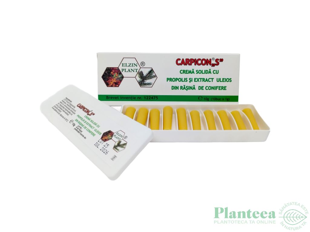 Supozitoare Carpicon S cutie 10x1g - ELZIN PLANT