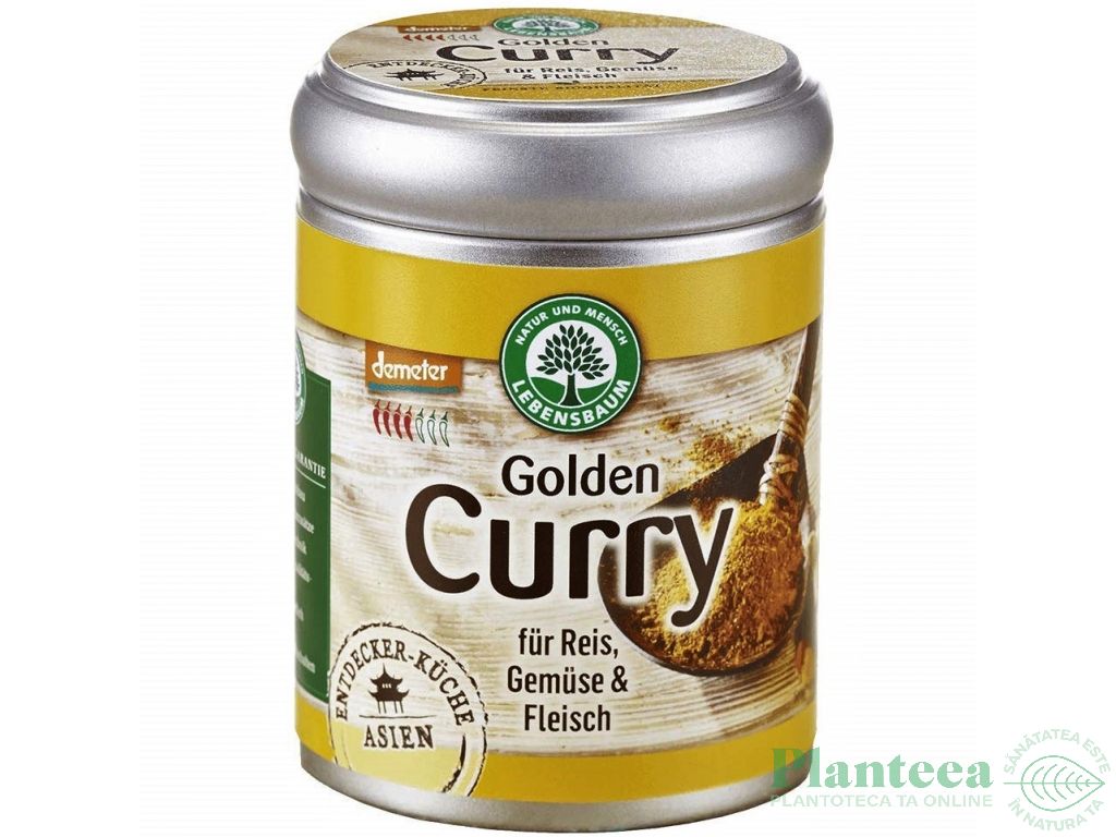 Condimente curry auriu eco 55g - LEBENSBAUM