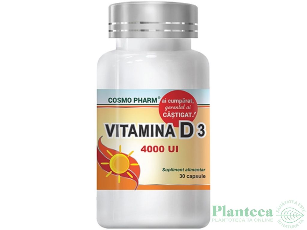 Vitamina D3 4000ui 30cps - COSMO PHARM