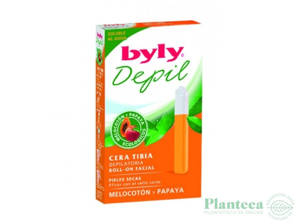 Roll on depilator fata ceara papaya 15ml - BYLY